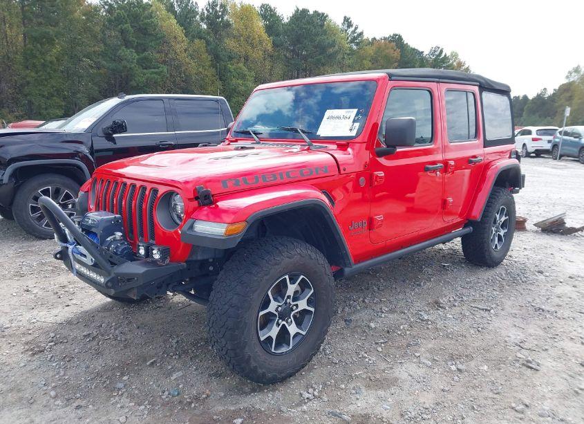Photo 2 of 2020 Jeep Wrangler UNLIMITED RUBICON 4X4 (VIN 1C4HJXFG9LW163874)