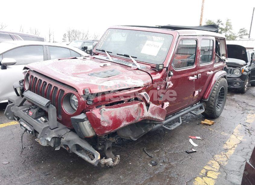 Photo 2 of 2021 Jeep Wrangler UNLIMITED RUBICON 4X4 (VIN 1C4HJXFN1MW617356)