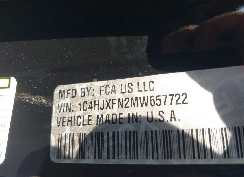 Photo 9 of 2021 Jeep Wrangler UNLIMITED RUBICON 4X4 (VIN 1C4HJXFN2MW657722)