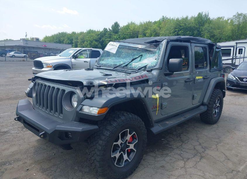 Photo 2 of 2021 Jeep Wrangler UNLIMITED RUBICON 4X4 (VIN 1C4HJXFN3MW816375)