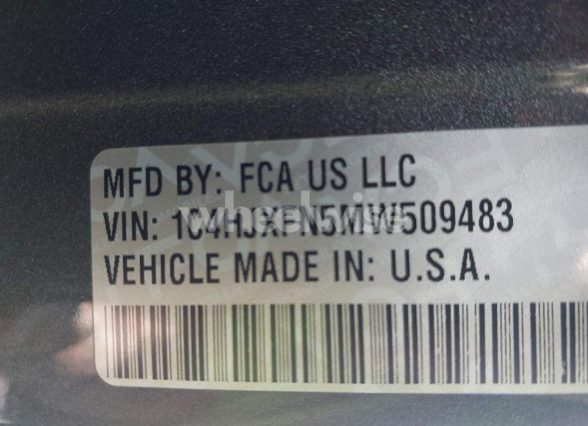 Photo 9 of 2021 Jeep Wrangler UNLIMITED RUBICON 4X4 (VIN 1C4HJXFN5MW509483)