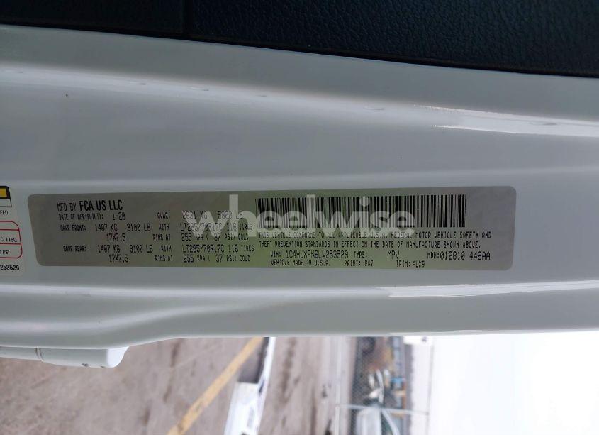 Photo 9 of 2020 Jeep Wrangler UNLIMITED RUBICON RECON 4X4 (VIN 1C4HJXFN6LW253529)