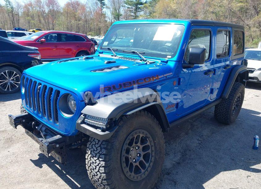 Photo 2 of 2022 Jeep Wrangler UNLIMITED RUBICON 4X4 (VIN 1C4JJXFG2NW185333)