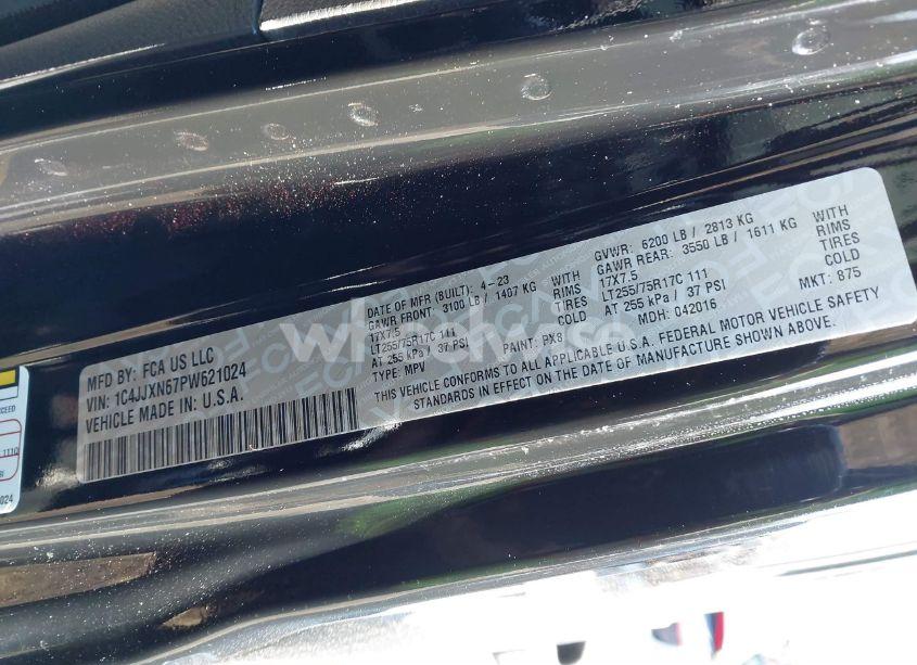 Photo 9 of 2023 Jeep Wrangler 4XE 4X4 (VIN 1C4JJXN67PW621024)