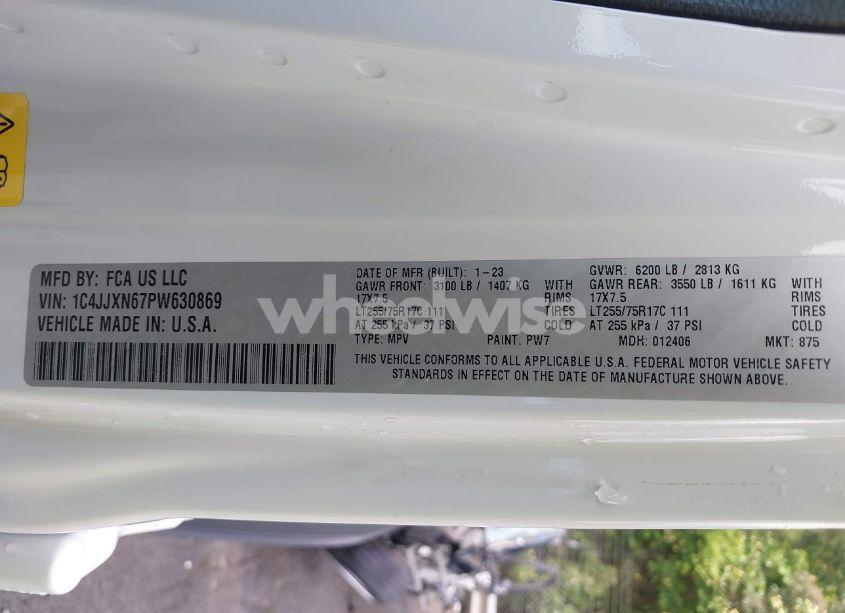Photo 9 of 2023 Jeep Wrangler 4XE 4X4 (VIN 1C4JJXN67PW630869)
