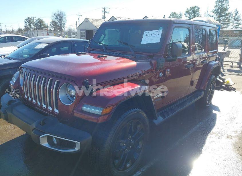Photo 2 of 2021 Jeep Wrangler 4XE UNLIMITED SAHARA 4X4 (VIN 1C4JJXP60MW688749)