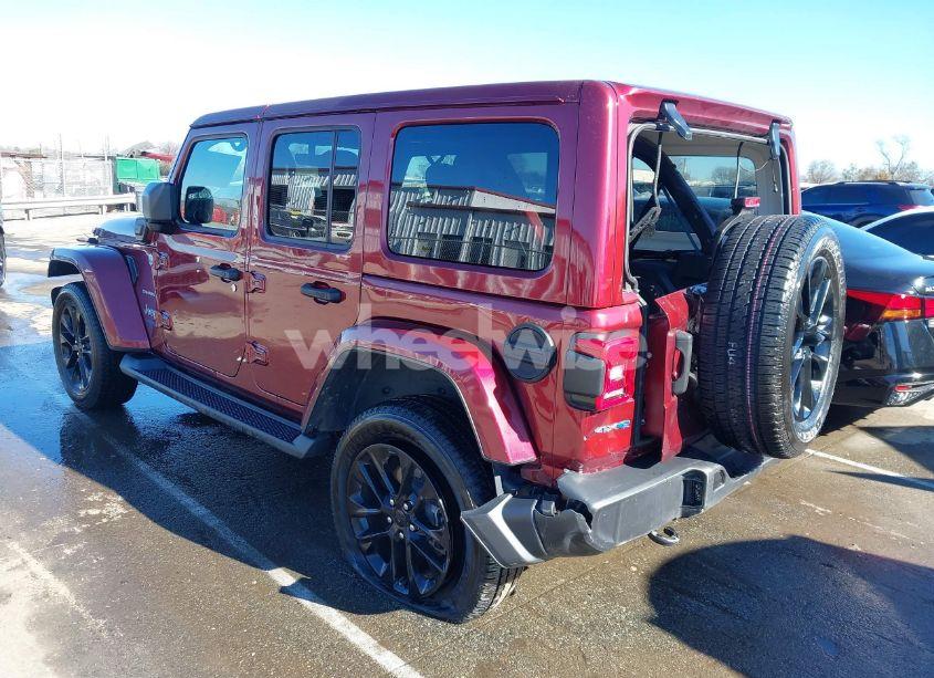 Photo 3 of 2021 Jeep Wrangler 4XE UNLIMITED SAHARA 4X4 (VIN 1C4JJXP60MW688749)