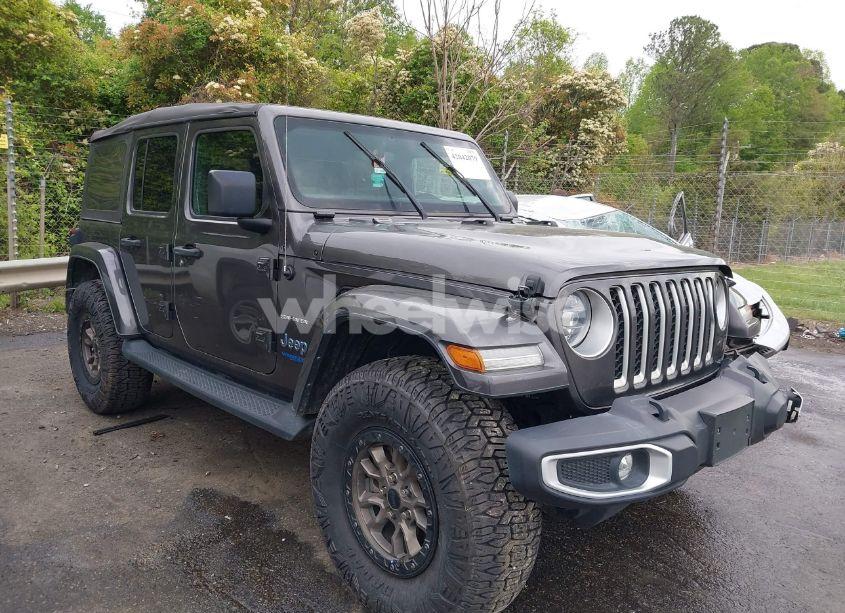 2021 Jeep Wrangler 4XE UNLIMITED SAHARA 4X4 (VIN 1C4JJXP60MW704738) main photo