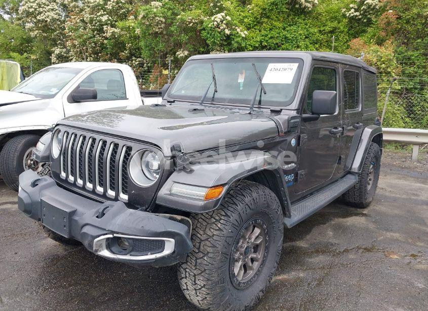 Photo 2 of 2021 Jeep Wrangler 4XE UNLIMITED SAHARA 4X4 (VIN 1C4JJXP60MW704738)