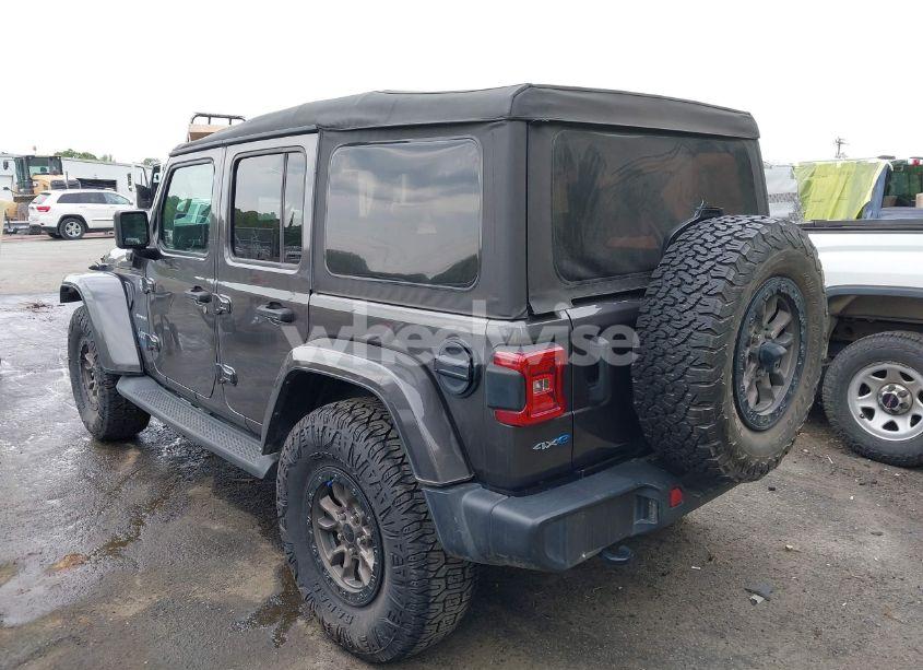 Photo 3 of 2021 Jeep Wrangler 4XE UNLIMITED SAHARA 4X4 (VIN 1C4JJXP60MW704738)