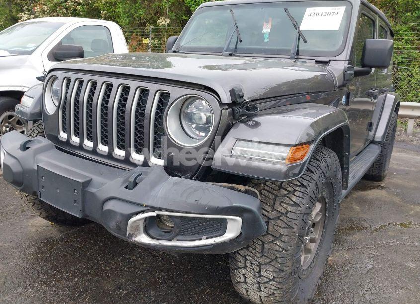 Photo 6 of 2021 Jeep Wrangler 4XE UNLIMITED SAHARA 4X4 (VIN 1C4JJXP60MW704738)