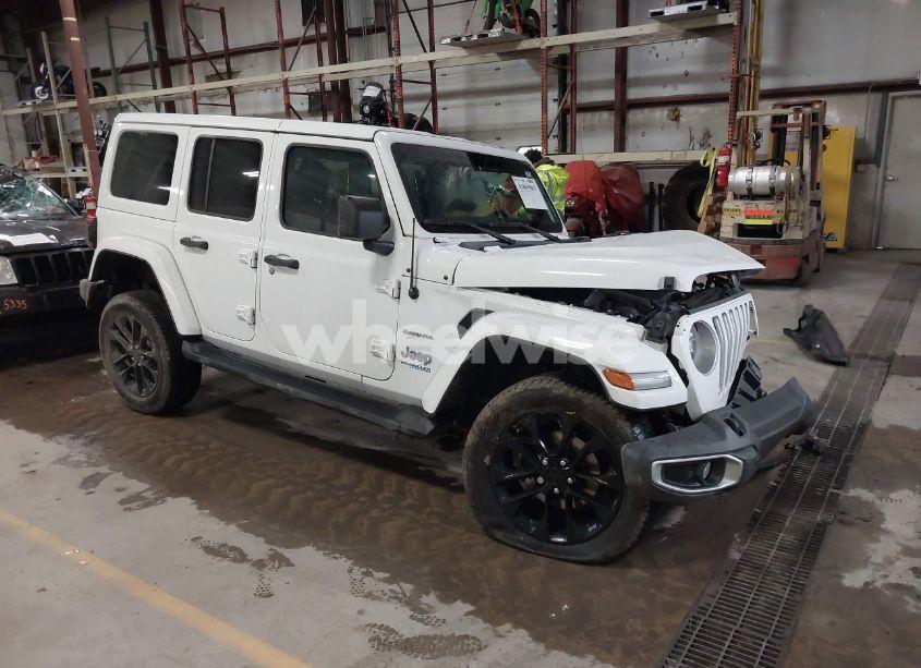 2021 Jeep Wrangler 4XE UNLIMITED SAHARA 4X4 (VIN 1C4JJXP60MW830307) main photo