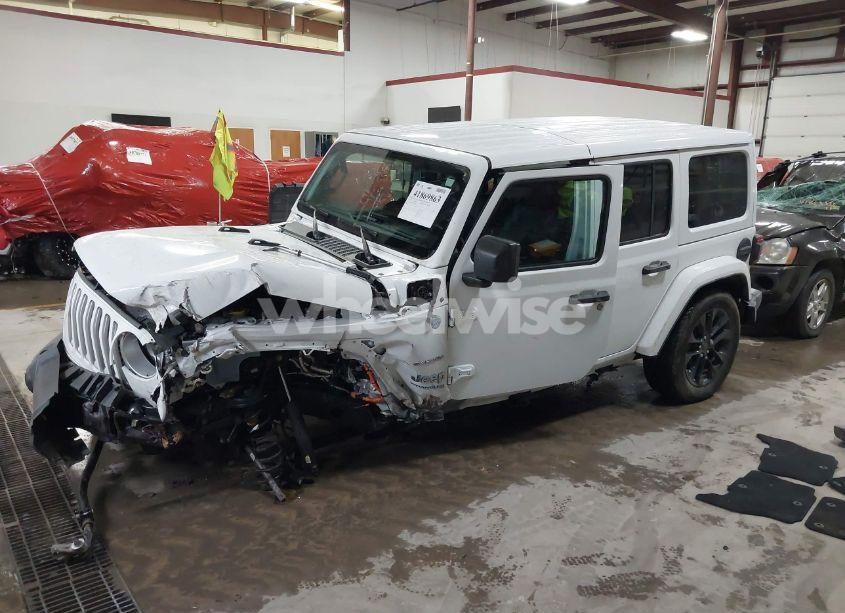 Photo 2 of 2021 Jeep Wrangler 4XE UNLIMITED SAHARA 4X4 (VIN 1C4JJXP60MW830307)