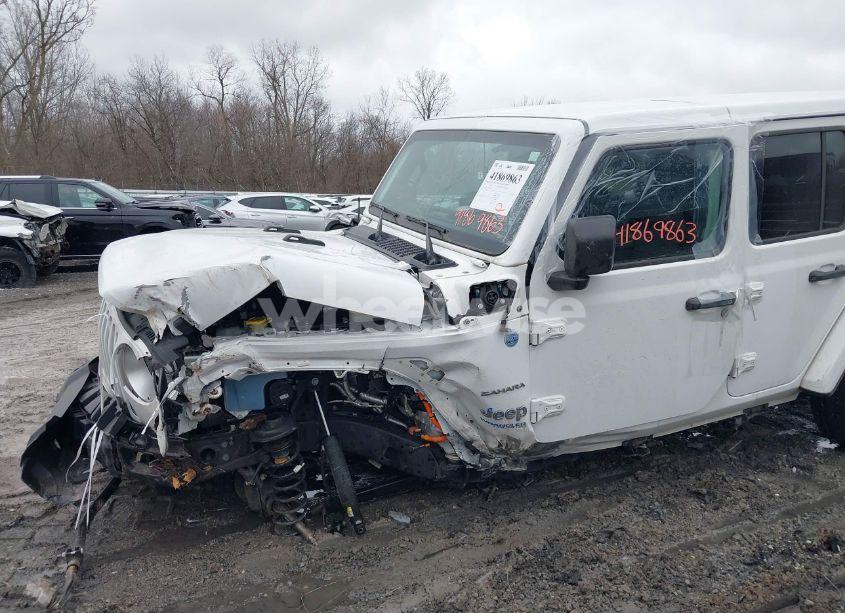 Photo 6 of 2021 Jeep Wrangler 4XE UNLIMITED SAHARA 4X4 (VIN 1C4JJXP60MW830307)