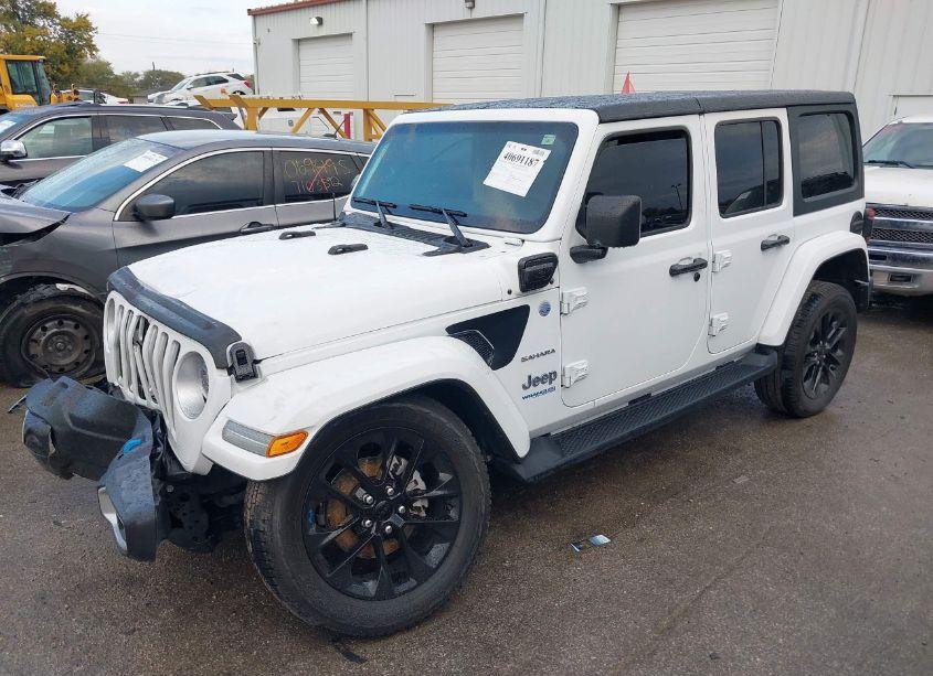 Photo 2 of 2022 Jeep Wrangler 4XE UNLIMITED SAHARA (VIN 1C4JJXP60NW138307)