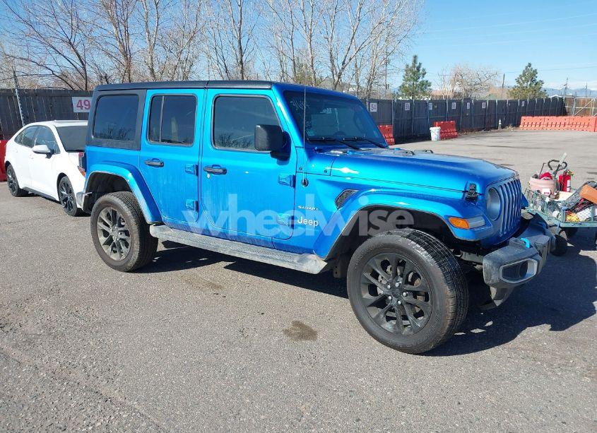 2023 Jeep Wrangler 4XE SAHARA 4X4 (VIN 1C4JJXP60PW513969) main photo