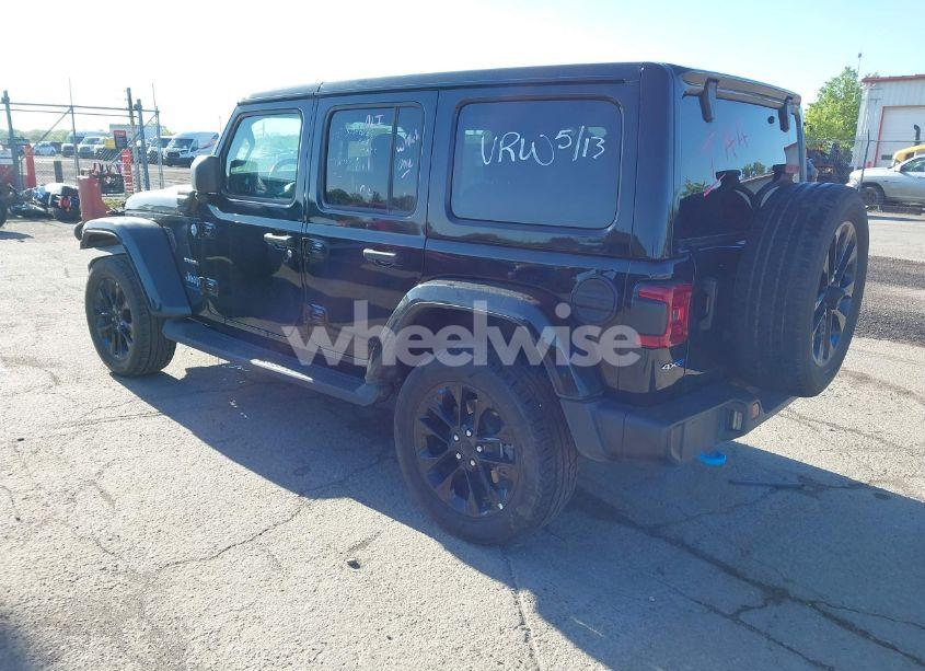 Photo 3 of 2023 Jeep Wrangler 4XE SAHARA 4X4 (VIN 1C4JJXP60PW627051)