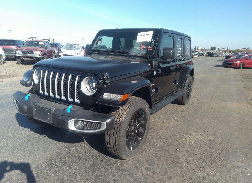 Photo 2 of 2023 Jeep Wrangler 4XE SAHARA 4X4 (VIN 1C4JJXP60PW660941)