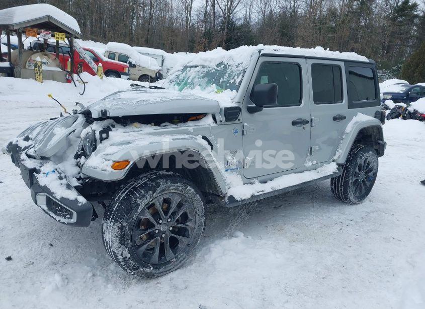 Photo 2 of 2023 Jeep Wrangler 4XE SAHARA 4X4 (VIN 1C4JJXP60PW686083)