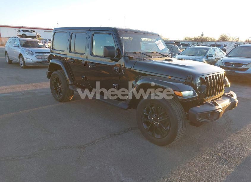 2021 Jeep Wrangler 4XE UNLIMITED SAHARA 4X4 (VIN 1C4JJXP61MW730460) main photo