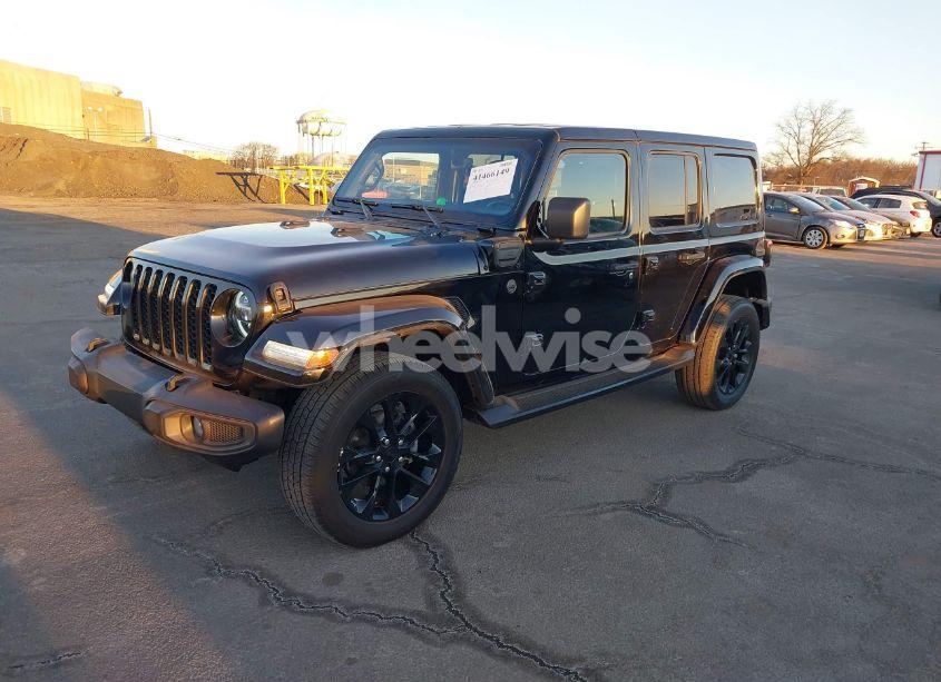 Photo 2 of 2021 Jeep Wrangler 4XE UNLIMITED SAHARA 4X4 (VIN 1C4JJXP61MW730460)