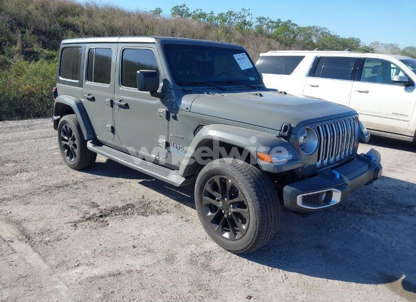 2022 Jeep Wrangler 4XE UNLIMITED SAHARA 4X4 (VIN 1C4JJXP61NW198872) main photo