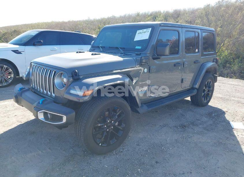 Photo 2 of 2022 Jeep Wrangler 4XE UNLIMITED SAHARA 4X4 (VIN 1C4JJXP61NW198872)