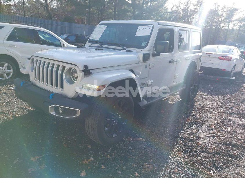 Photo 2 of 2023 Jeep Wrangler 4XE SAHARA 4X4 (VIN 1C4JJXP61PW554353)