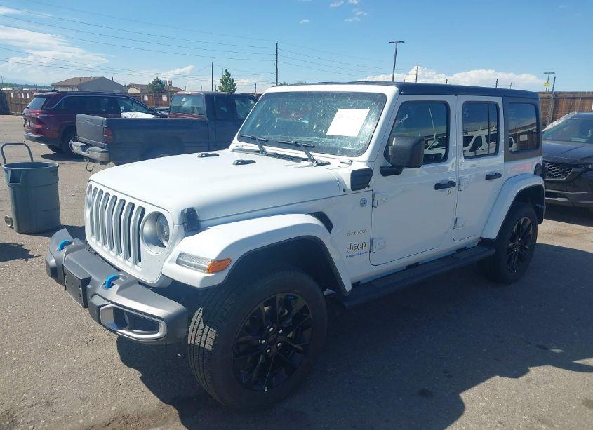 Photo 2 of 2023 Jeep Wrangler 4XE SAHARA 4X4 (VIN 1C4JJXP61PW646501)