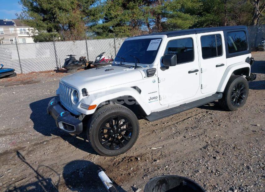 Photo 2 of 2023 Jeep Wrangler 4XE SAHARA 4X4 (VIN 1C4JJXP61PW684682)