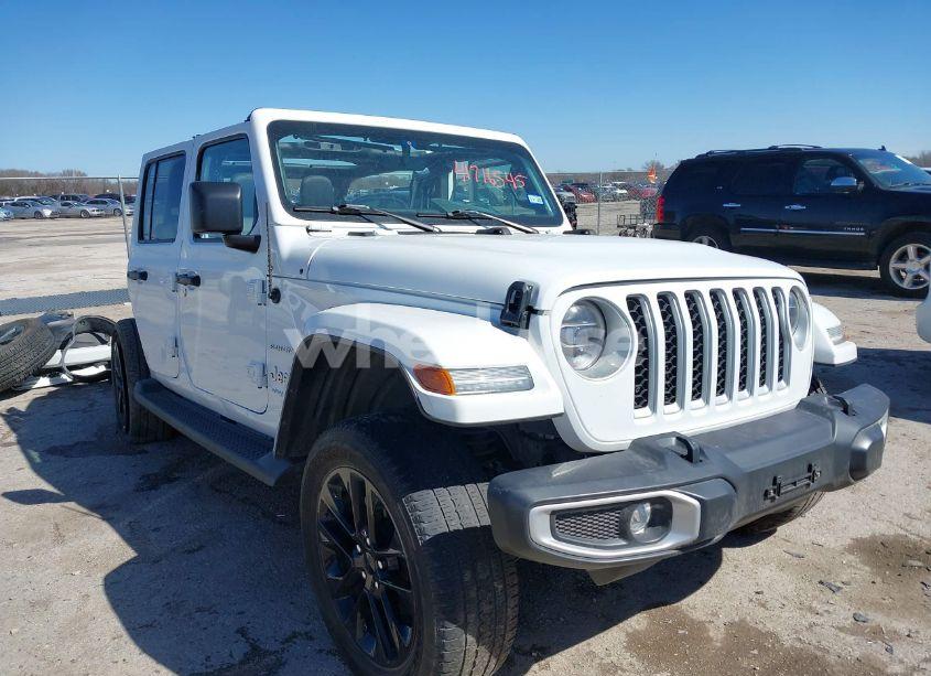 2021 Jeep Wrangler 4XE UNLIMITED SAHARA 4X4 (VIN 1C4JJXP62MW724232) main photo