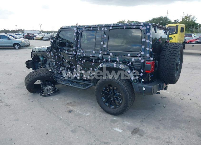 Photo 3 of 2021 Jeep Wrangler 4XE UNLIMITED SAHARA 4X4 (VIN 1C4JJXP62MW745582)