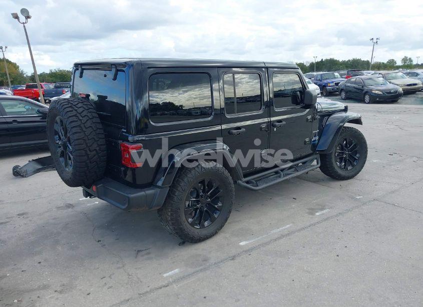Photo 4 of 2021 Jeep Wrangler 4XE UNLIMITED SAHARA 4X4 (VIN 1C4JJXP62MW745582)