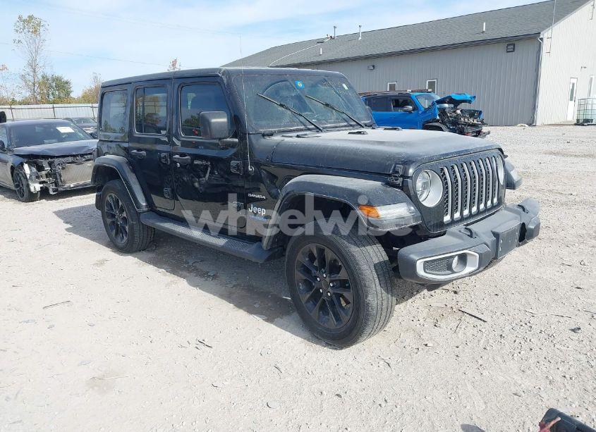 2021 Jeep Wrangler 4XE UNLIMITED SAHARA 4X4 (VIN 1C4JJXP62MW857315) main photo