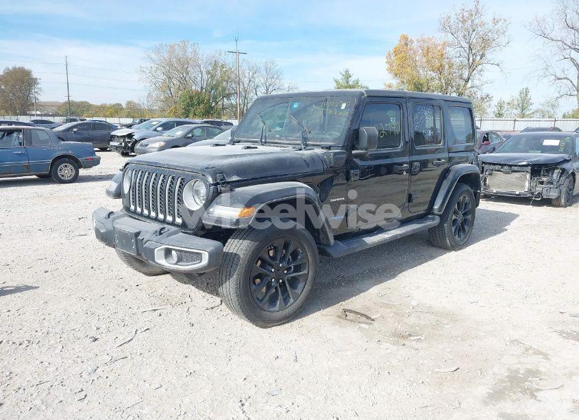 Photo 2 of 2021 Jeep Wrangler 4XE UNLIMITED SAHARA 4X4 (VIN 1C4JJXP62MW857315)