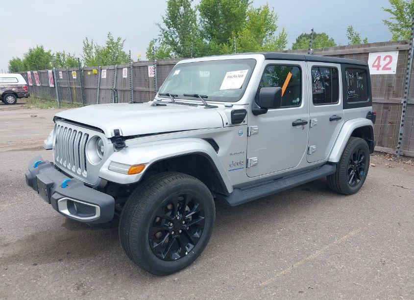 Photo 2 of 2023 Jeep Wrangler 4XE SAHARA 4X4 (VIN 1C4JJXP62PW627374)