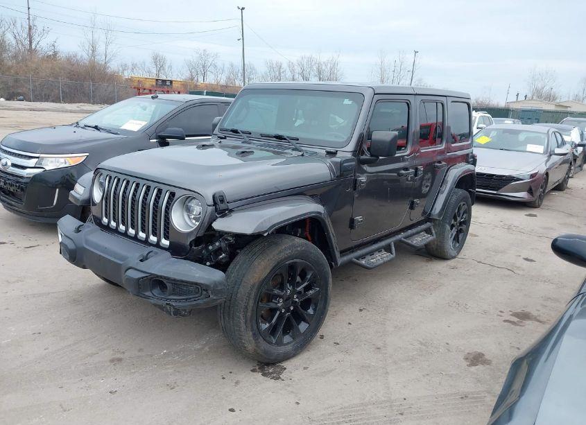 Photo 2 of 2021 Jeep Wrangler 4XE UNLIMITED SAHARA 4X4 (VIN 1C4JJXP63MW771771)