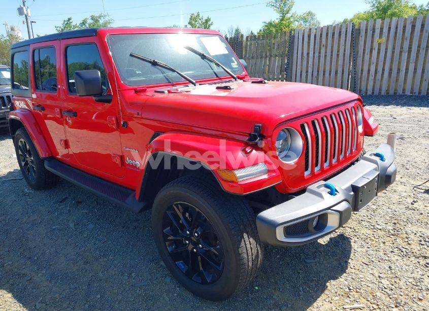 2023 Jeep Wrangler 4XE SAHARA 4X4 (VIN 1C4JJXP63PW568190) main photo