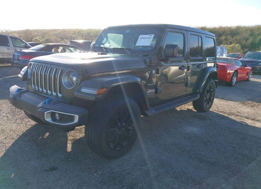 Photo 2 of 2023 Jeep Wrangler 4XE SAHARA 4X4 (VIN 1C4JJXP64PW501212)