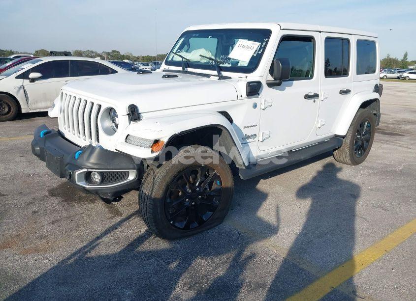 Photo 6 of 2023 Jeep Wrangler 4XE SAHARA 4X4 (VIN 1C4JJXP64PW627134)