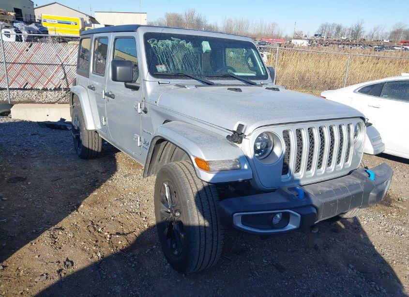 2023 Jeep Wrangler 4XE SAHARA 4X4 (VIN 1C4JJXP64PW695871) main photo