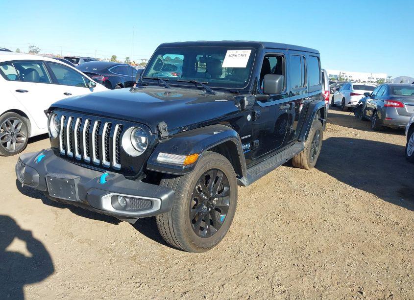 Photo 2 of 2023 Jeep Wrangler 4XE SAHARA 4X4 (VIN 1C4JJXP65PW552864)