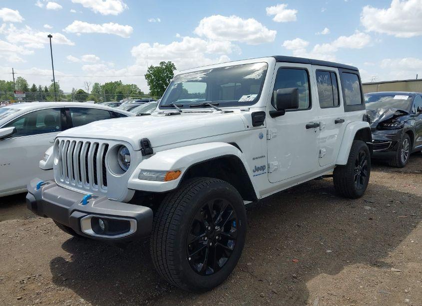 Photo 2 of 2023 Jeep Wrangler 4XE SAHARA 4X4 (VIN 1C4JJXP65PW630415)