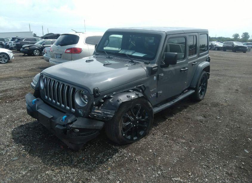 Photo 2 of 2023 Jeep Wrangler 4XE SAHARA 4X4 (VIN 1C4JJXP65PW652205)