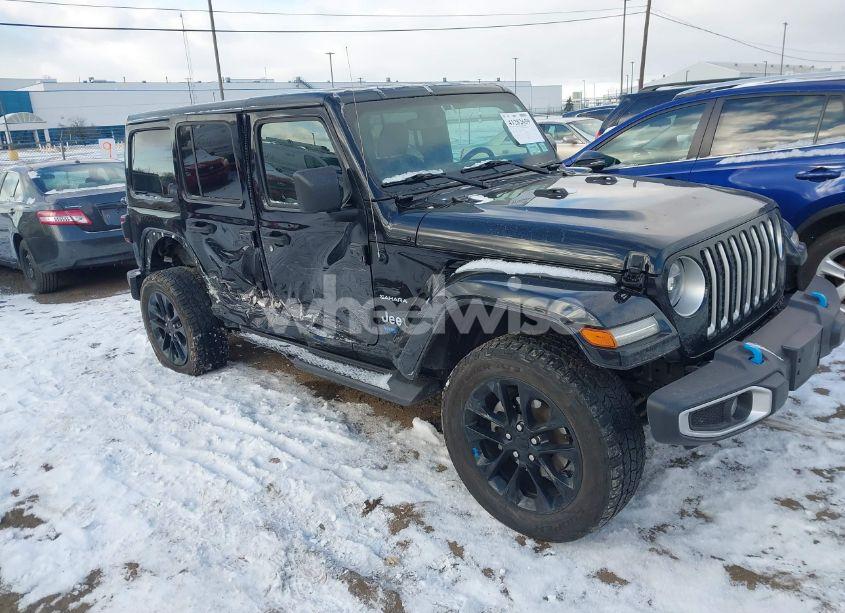 2022 Jeep Wrangler 4XE UNLIMITED SAHARA 4X4 (VIN 1C4JJXP66NW113590) main photo