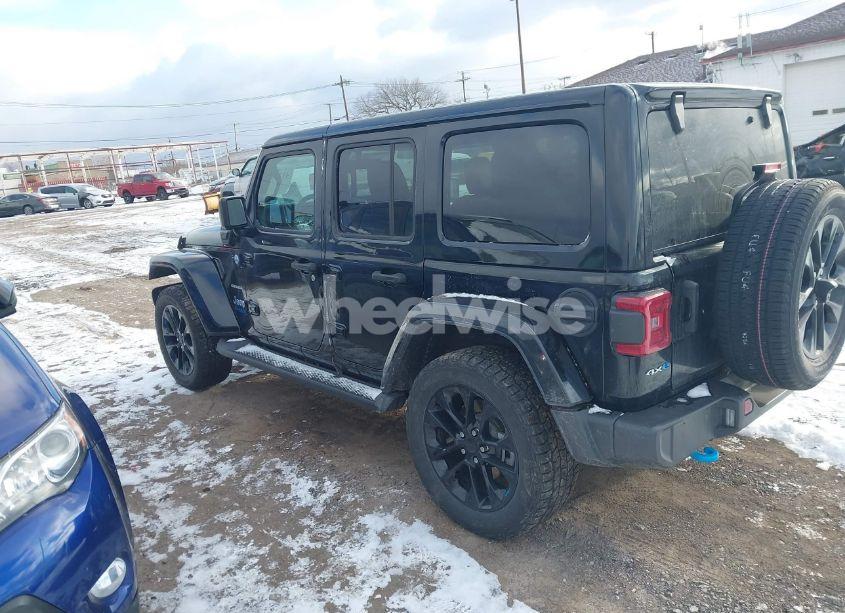 Photo 3 of 2022 Jeep Wrangler 4XE UNLIMITED SAHARA 4X4 (VIN 1C4JJXP66NW113590)