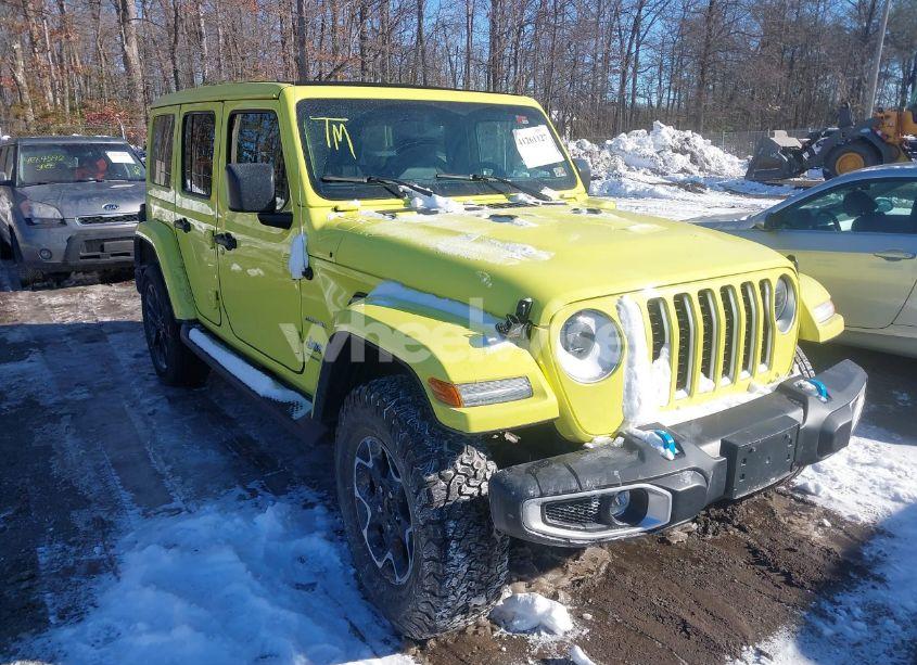2023 Jeep Wrangler 4XE SAHARA 4X4 (VIN 1C4JJXP66PW580527) main photo