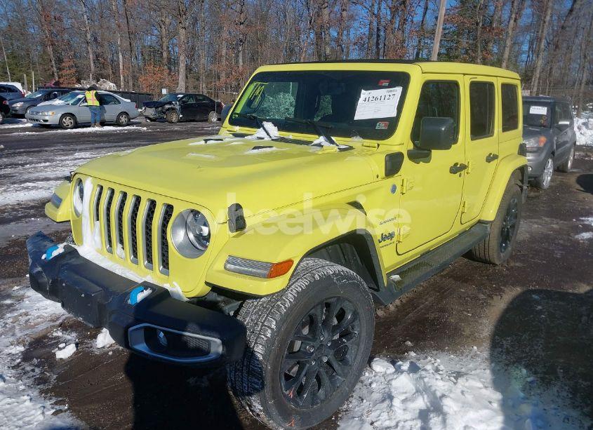 Photo 2 of 2023 Jeep Wrangler 4XE SAHARA 4X4 (VIN 1C4JJXP66PW580527)