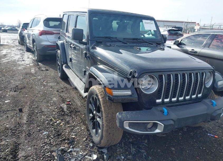 2023 Jeep Wrangler 4XE SAHARA 4X4 (VIN 1C4JJXP66PW627104) main photo