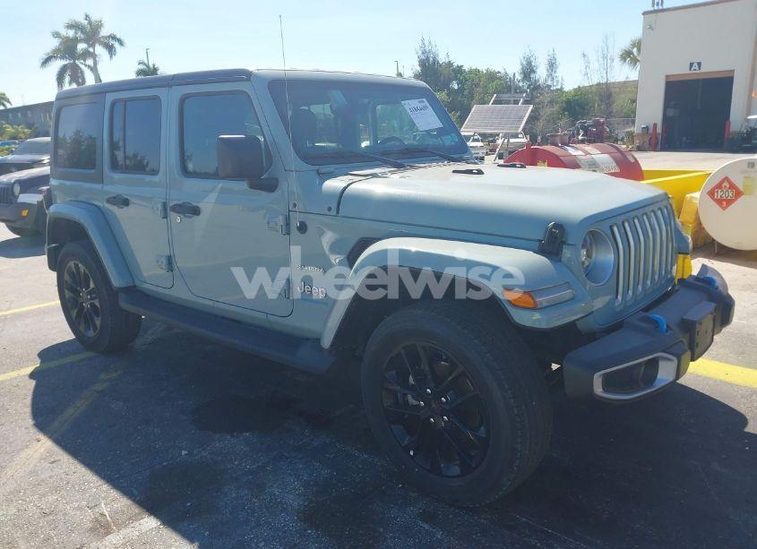 2023 Jeep Wrangler 4XE SAHARA 4X4 (VIN 1C4JJXP66PW627264) main photo